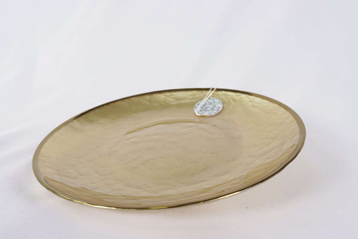Golden Glass Plate Round / WY085