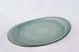 Fine Porcelain Plate Green Oval / CZT04-93