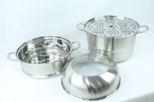 30CM Double Steamer High Grade Stainless Steel