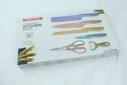 Corrugated Kitchen Knife 6PS / ER-0278