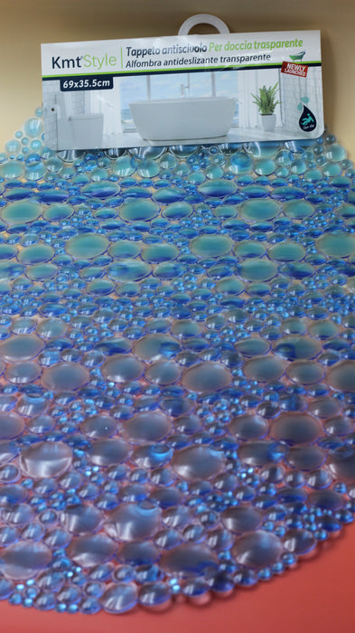 Transparent Blue Dot Bathtub Cushion / 2208814