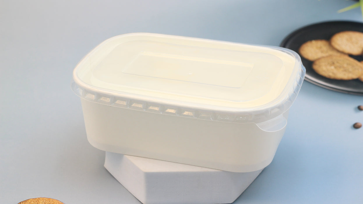 Paper Bowl with lid 10pcs / 17240059 / 17240060