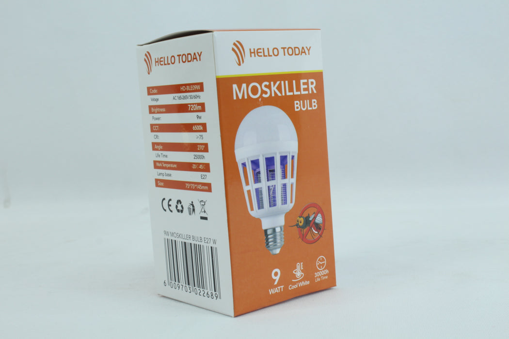 9W MosKiller Bulb E27 White