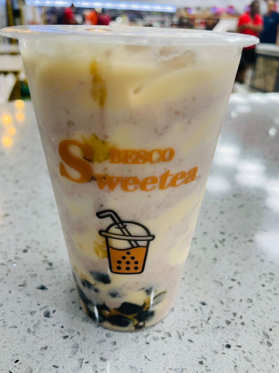 Tarp Boba milk tea — Besco Hyper