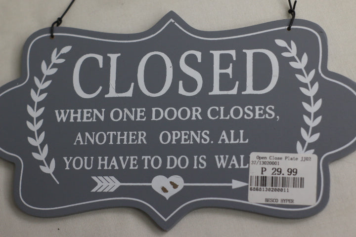 Open / Close Plate JJ0237 / 13020001