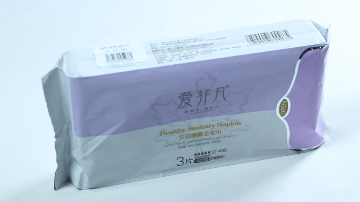 健康卫生巾3片装