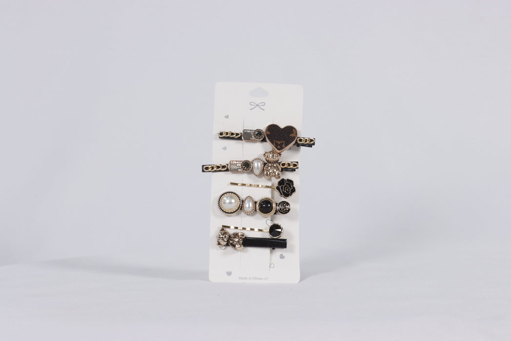 Ladies Hair Clip /6 - Besco Hyper